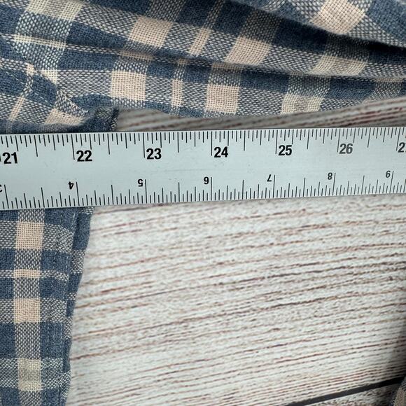 Rails Wyatt Plaid Button Down Shirt Mens Large Blue White Coral Long Sleeve - Picture 11 of 12